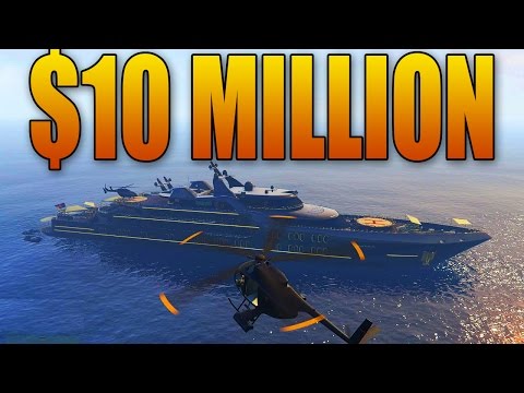 BUYING AND CUSTOMIZING A $10 MILLION SUPER YACHT! (GTA Online DLC)
