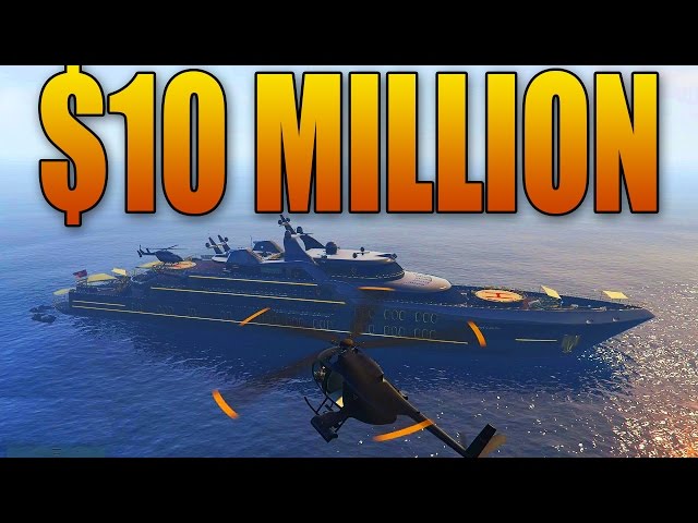 BUYING AND CUSTOMIZING A $10 MILLION SUPER YACHT! (GTA Online DLC)