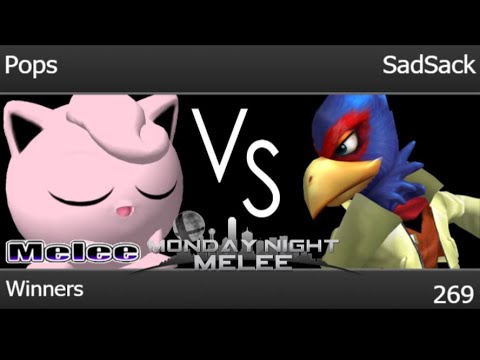 MNM 269 - Pops (Jigglypuff) vs SadSack (Falco) Winners - Melee