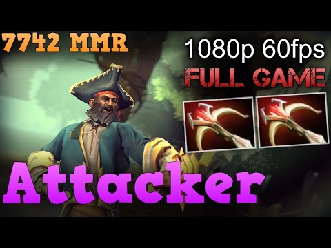 Attacker Kunkka Top 1 The best Kunkka in the World - 7742 MMR Dota 2