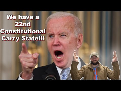 We have a 22nd Constitutional Carry State!  Well on our way to 50% of States this MONTH! Thumbnail