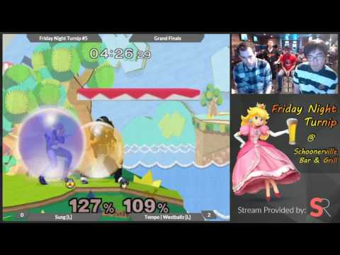 Friday Night Turnip #5 - Sung (Sheik) vs. Tempo | Westballz (Fox/Marth) - Grand Finals 2