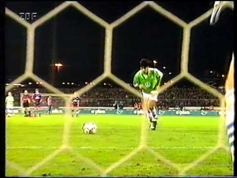 Elfmeterschießen VfL Wolfsburg - FC Bayern DFB Pokal 1997 / 1998 alle Tore