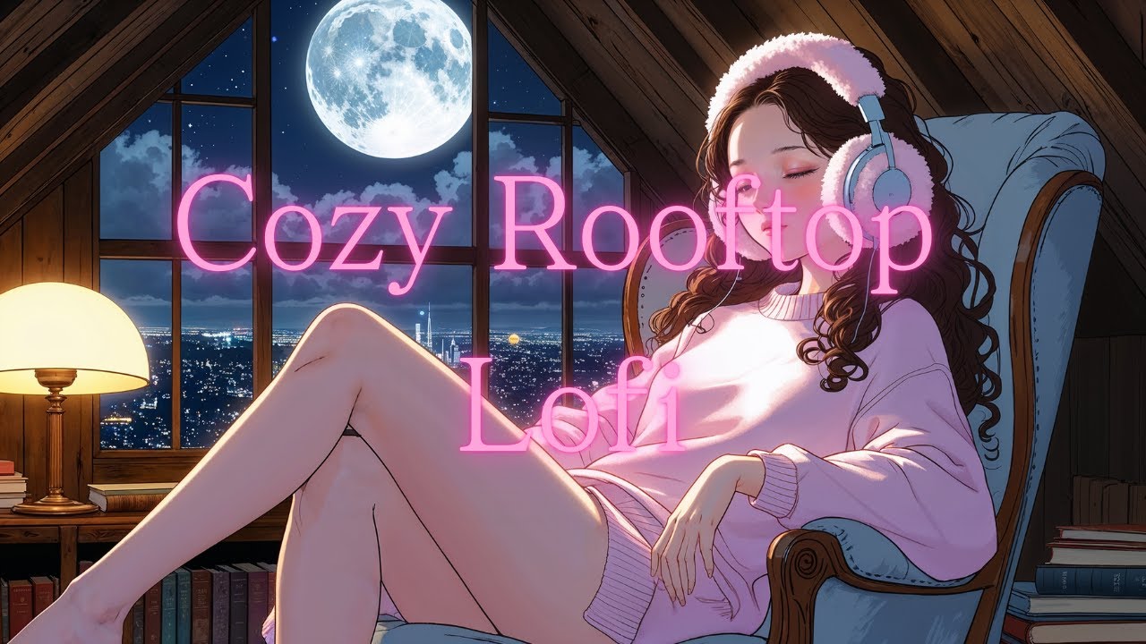 🎶Cozy Rooftop Lo-Fi | 😴 Lo-fi music for relaxation, 📚work, and study