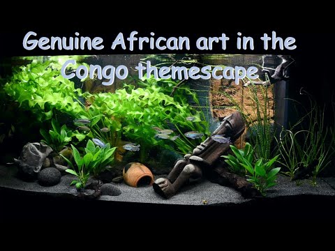 Congo River aquascape - Inspired by Beyeler Foundation exhibit and a tribute to David Livingstone