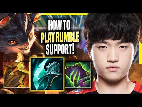LEARN HOW TO PLAY RUMBLE SUPPORT LIKE A PRO! - T1 Keria Plays Rumble SUPPORT vs Renata!
