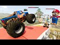 Monster Truck Madness LIVE #5 | Long Jumps and Crashes |BeamNG Drive -Griff's Garage