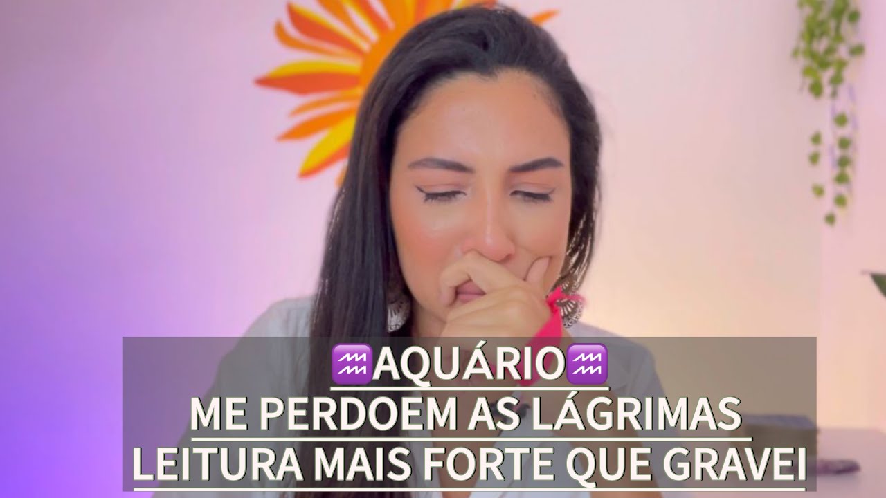 AQUÁRIO♒️-😭UM ELO ETERNO! DEUS NUNCA DESISTIU DE VOCÊ. ME PERDOEM AS LÁGRIMAS, NÃO CONSEGUI SEGURAR