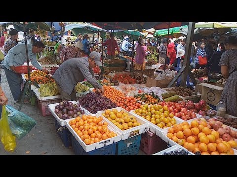 Cambodian Street Food - Phnom Penh Village Food In Market - Food Near Me