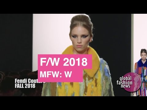 Fendi Haute Couture Fall / Winter 2018 Women's Runway Show | Global Fashion News