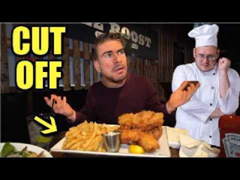 I GOT CUT OFF AT AN ALL YOU CAN EAT FISH & CHIPS.. THEN THIS HAPPENED | Joel Hansen