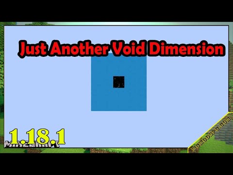 MC Wiki Team - Just Another Void Dimension Mod 1.18.1 Free Download and Install for Minecraft PC