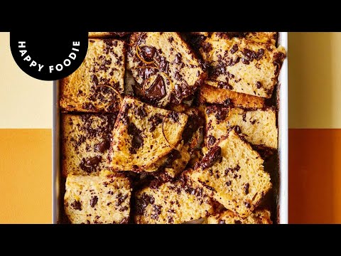 Rukmini Iyer's Orange Chocolate Chip Bread & Butter Pudding Recipe | Easy One-Tin Bake Dessert