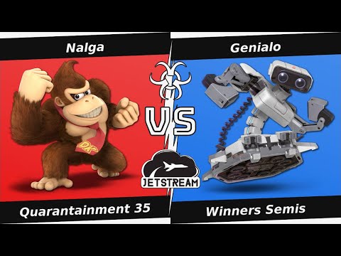Quarantainment 35 Winners Semis - Nalga (Donkey Kong) Vs. Genialo (ROB, PKM Trainer) - SSBU