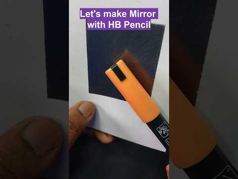 Let's make Mirror with HB Pencil #ddfactor #pencildrawing