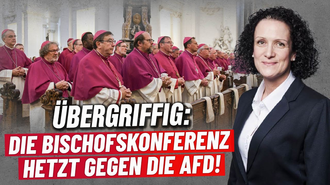 Übergriffig: Die Bischofskonferenz hetzt gegen die AfD! | Ein Kommentar von Nicole Höchst (AfD)