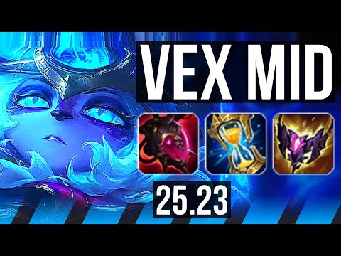 VEX vs ZED (MID) | Rank 1 Vex, 13/1/13, Legendary | EUNE Challenger | 25.23
