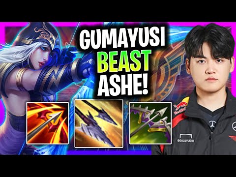 GUMAYUSI IS A BEAST WITH ASHE! | T1 Gumayusi Plays Ashe ADC vs Ezreal!  Season 2025
