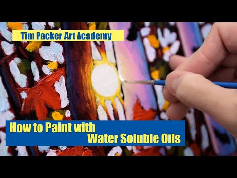 How to Paint With Water Soluble Oils