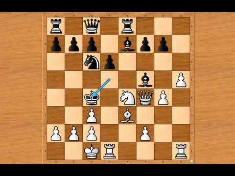 Psihološki rat : Napad na Kralja uz žrtvu figure ●  SUNDSTORM vs HOLM # 1744