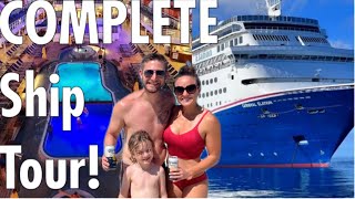Carnival Elation Full Ship Tour 4k W/Commentary!