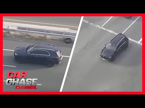 Driver of stolen Mercedes leads LAPD on chase through San Fernando Valley | Car Chase Channel
