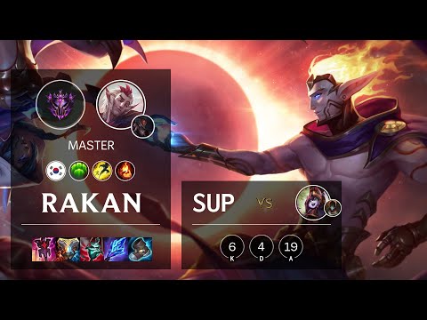 Rakan Support vs Lulu - KR Master Patch 10.24