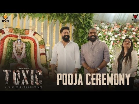 TOXIC Pooja Ceremony - Rocking Star Yash | Geetu Mohandas | KVN Productions | Monster Mind Creations