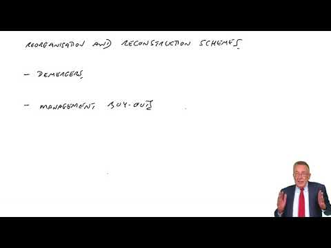 Corporate Reorganisation and Capital Reconstruction Schemes  (part 1) - ACCA (AFM) lectures