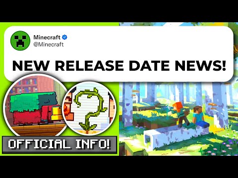 NEW OFFICIAL MINECRAFT 1.20 RELEASE DATE NEWS & MORE! | Minecraft 1.20 Update News & Information