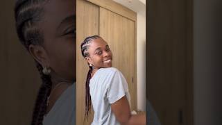 Protective style #hairtutorial #braids #cornrows #hairstyle #hair #braidstyles #protectivestyles