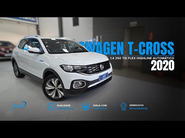 Vídeo VOLKSWAGEN T-CROSS 1.4 250 TSI TOTAL FLEX HIGHLINE AUTOMATICO