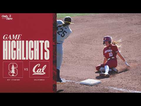 Highlights: #17 Stanford Softball vs. California (2/8/26)