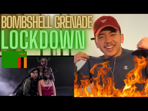 FIRE FEMALE RAPPER 🔥🇿🇲 Bombshell Grenade - Lockdown (Official Music Video) AMERICAN REACTION! Zambia