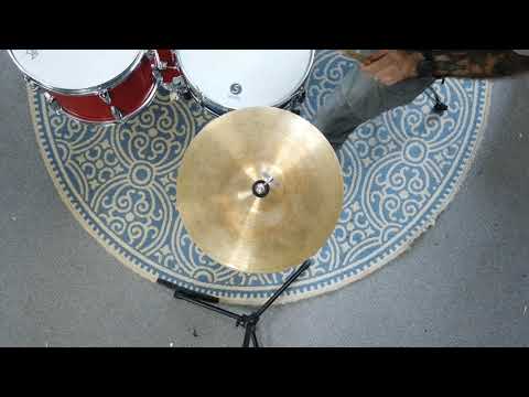 1970s Zildjian A 14" Hi Hat Cymbals 908g 1291g