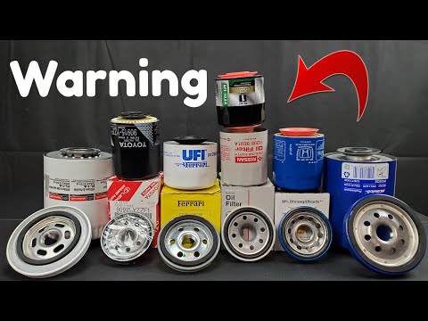 I can't believe what is inside Mobil1 oil filters vs Ferrari OEM filters