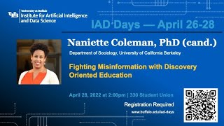 Naniette Coleman's IAD Days Presentation