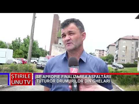 SE APROPIE FINALIZAREA ASFALTĂRII TUTUROR DRUMURILOR DIN GHELARI