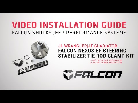 JL/JT Falcon Steering Stabilizer Tie Rod Clamp Kit | Falcon Shocks