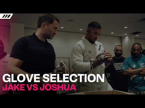 Anthony Joshua Picks Gloves For Jake Paul Fight In Miami | Matchroom Boxing