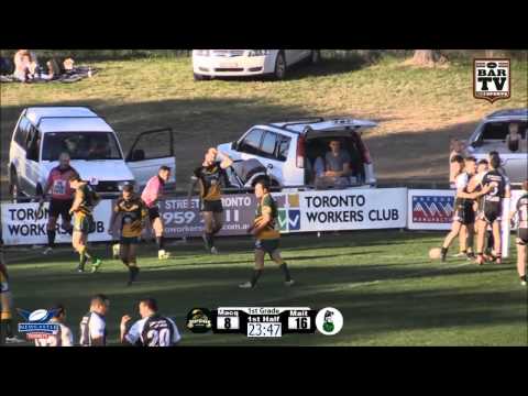 2015 Real NRL Round 7 1st Grade Highlights - Macquarie Scorpians v Maitland Pickers