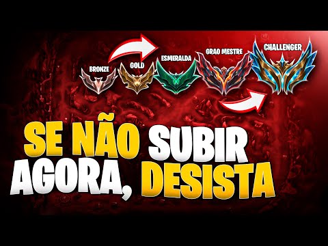 Esse PASSO A PASSO vai TIRAR QUALQUER UM do LOW ELO (É INFALÍVEL)