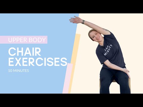 chair upper body stretch
