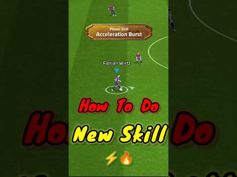 How to Do Acceleration Burst Skill in eFootball | Master Speed Boost Like a Pro!🔥