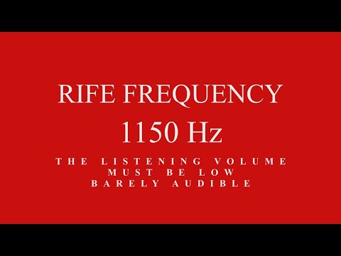Rife Frequency 1150 Hz Pure Tone - Body Detox - Parasite Removal - Black Screen