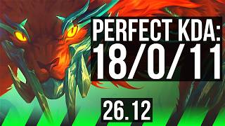 NIDALEE vs KARTHUS (JGL) | Perfect KDA: 18/0/11 | EUW Diamond | 26.12