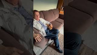 🍁 Uncle Brian came to visit TJ, and that was all he wanted! Uncle  Brian&#39;s voice made him move!