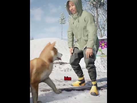 He Refused To Keep Walking... For A Reason 🐶❄️ #truestory