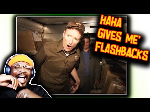 Best Employee! 😂🤣😭 | Conan Becomes A UPS Deliveryman ( Late Night with Conan O’Brien ) | REACTION