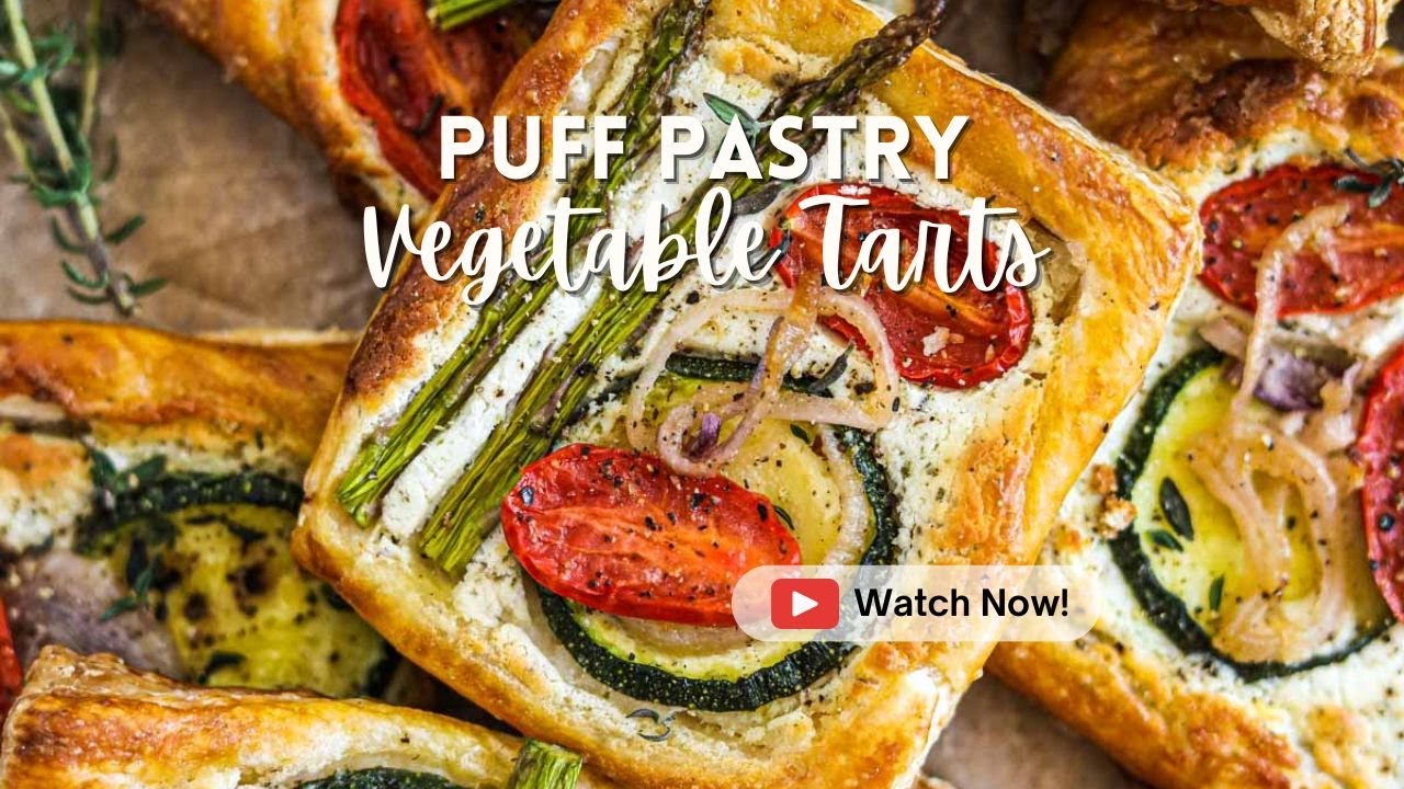 Puff Pastry Vegetable Tarts